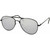 JS Eyewear 5091 Matte Black Silver Mirror Angle