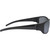 JS Eyewear 3719 Matte Black Smoke Flash Temple