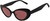 Kendall + Kylie Claire Matte Black/Red Lenses