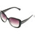 Locello Franca Crystal Black Sunglasses Angle Image
