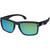 Mako GT Matte Black/Green Blue Glass Mirror Polarised Lenses