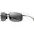 Maui Jim Breakwall Gloss Black Neutral Grey Angle