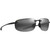 Maui Jim Hookipa Alt Fit Gloss Black Neutral Grey Angle