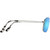 Maui Jim Wiki Wiki Silver/Blue Mirror Polarised Lenses Temple