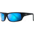 Maui Jim Peahi Matte Black Blue Hawaii Angle