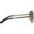 Michael Kors Chelsea MK5004 Gold Chocolate Sunglasses Temple Image