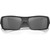 Oakley Gascan Matte Black Black Iridium Polarised Front Folded