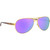 Oakley Feedback Satin Gold/Prizm Violet Polarised Lenses
