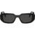Prada 17WSF Black Dark Grey Front