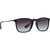 Ray-Ban Chris RB4187 Black Rubber Grey Gradient Angle