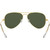 Ray-Ban Aviator Classic RB3025 Gold Green Glass Inner Frame