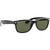 Ray-Ban New Wayfarer Classic RB2132 Black Green Angle