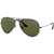 Ray-Ban Aviator Classic RB3025 Gunmetal Green Polarised Angle
