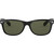 Ray-Ban New Wayfarer Classic RB2132 Black Green Polarised Front