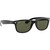 Ray-Ban New Wayfarer Classic RB2132 Black Green Polarised Angle