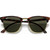 Ray-Ban Clubmaster Classic RB3016 Mock Tort Arista Green Front Folded