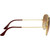 Ray-Ban Aviator Classic RB3025 Gold Brown Sunglasses Temple Image