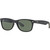 Ray-Ban New Wayfarer RB2132 Black Rubber Green Angle