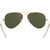 Ray-Ban Aviator Classic RB3025 Arista Green Inner Frame