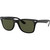 Ray-Ban Wayfarer Liteforce RB4195 Matte Black Green Polarised Angle