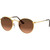 Ray-Ban Round Metal RB3447 Light Bronze Pink Brown Gradient Angle