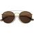 Ray Ban RB3647N Gold Brown Polarised Front Folded