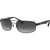 Ray-Ban RB3445 Matte Black Grey Sunglasses Angle Image