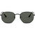 Ray-Ban Hexagonal Flat RB3548N Black Green Polarised Front
