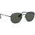 Ray-Ban Hexagonal Flat RB3548N Black Green Polarised Angle