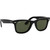 Ray-Ban Wayfarer Ease RB4340 Black Green Angle