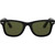 Ray-Ban Wayfarer Ease RB4340 Black Green Polarised Front