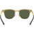 Ray-Ban Clubmaster Metal Gold Top Black Sunglasses Inner Frame Image