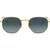 Ray Ban Hexagonal Flat RB3548N Gold Blue Gradient Front