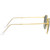 Ray-Ban Round Metal RB3446 Legend Gold Green Temple