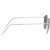 Ray-Ban Round Metal RB3447 Silver Dark Grey Temple