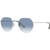 Ray-Ban Jack RB3565 Silver Blue Clear Gradient Angle 
