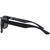 SIN Eyewear Spartan Black Rubber Smoke Flash Mirror Polarised Temple