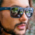 SIN Eyewear Peccant Black Rubber/Grey Polarised Lenses Side Face Image