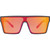 SIN Eyewear Loose Cannon Matte Black Hot Tamale Red Flash Mirror Polarised Front