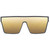 SIN Eyewear Loose Cannon Matte Black Gold Flash Mirror Polarised Front