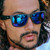 SIN Eyewear Riot Matte Black Blue Flash Polarised Lifestyle