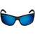 Spotters Fusion Matte Black Blue Mirror Sunglasses Front Image