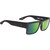 Spy Cyrus Matte Black Green Spectra Sunglasses Angle Image