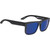 Spy Discord Matte Black Blue Sunglasses Angle Image