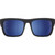 Spy Discord Matte Black Blue Sunglasses Front Image