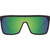 Spy Flynn Matte Black Green Spectra Sunglasses Front Image