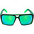 UNIT Vault Matte Black Green Polarised Front