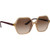Vogue VO5361S Transparent Caramel Sunglasses Angle Image
