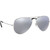 Aviator Classic RB3025 Matte Silver Sunglasses Angle Image
