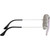 Aviator Classic RB3025 Matte Silver Sunglasses Temple Image